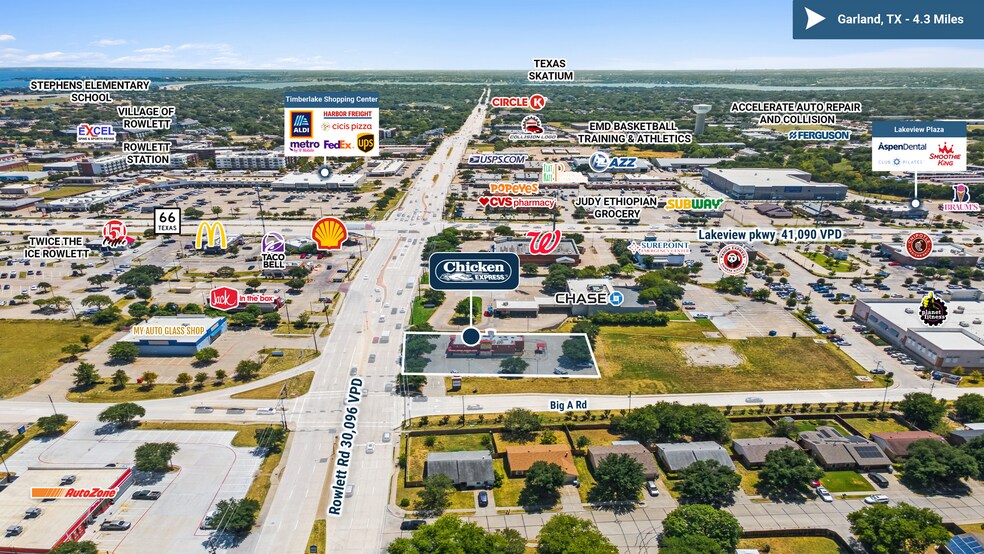 More Photos Of 5501 Rowlett Rd, Rowlett Fast Food For Sale