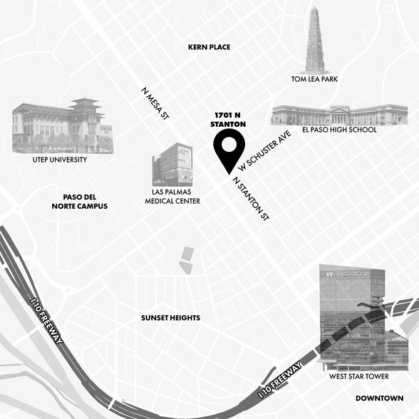 More Photos Of 1701 N Stanton St, El Paso Office Residential For Sale