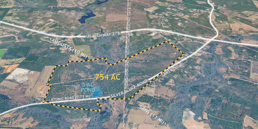 Primary Photo Of 3382 Silver Bluff Rd, Aiken Land For Sale