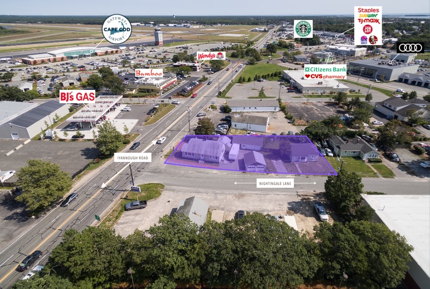 Primary Photo Of 599 Iyannough Rd, Hyannis Freestanding For Sale