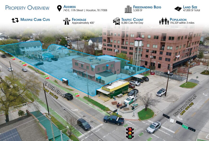 More Photos Of 743 E 11th St, Houston Freestanding For Lease