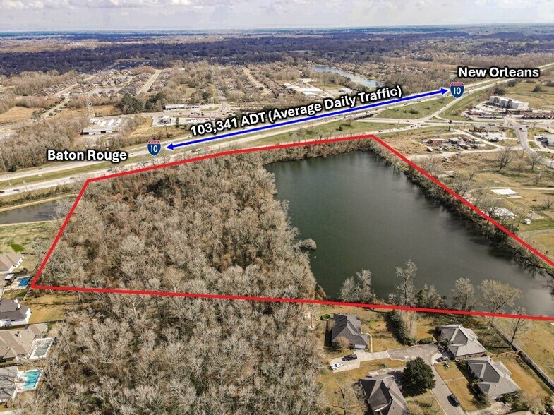 More Photos Of I-10 @ Hwy 73, Prairieville Land For Sale