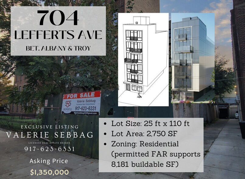 Primary Photo Of 704 Lefferts Ave, Brooklyn Land For Sale