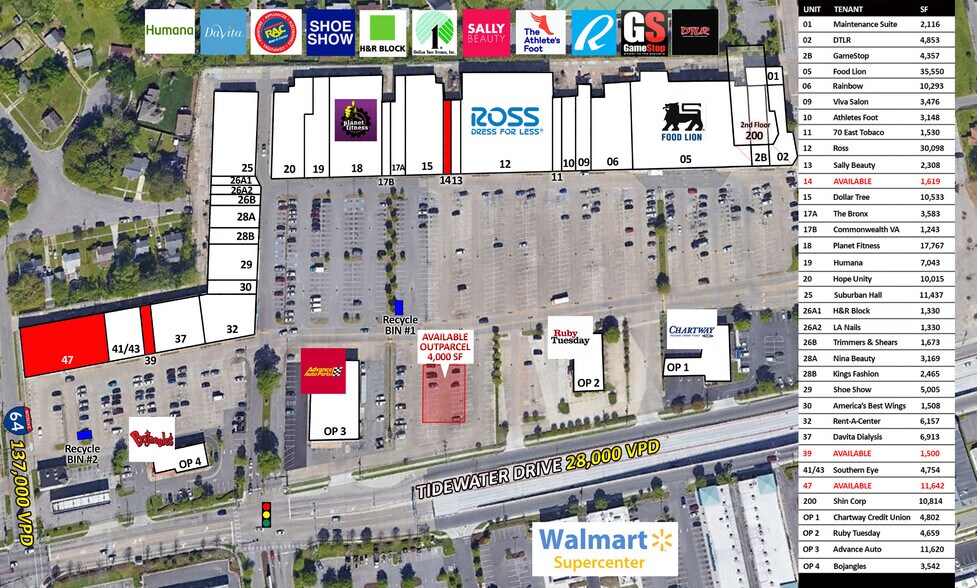 More Photos Of 7525 Tidewater Dr, Norfolk Freestanding For Lease