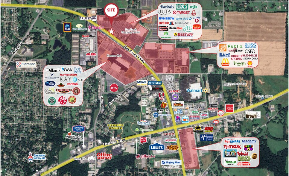 More Photos Of 370 Cox Creek Pky, Florence Fast Food For Sale