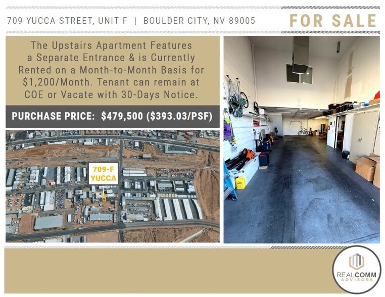 More Photos Of 709 Yucca St, Boulder City Warehouse For Sale