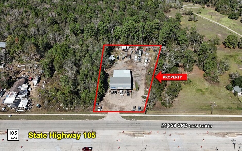 Primary Photo Of 13121 Highway 105 E, Cut And Shoot Industrial For Sale