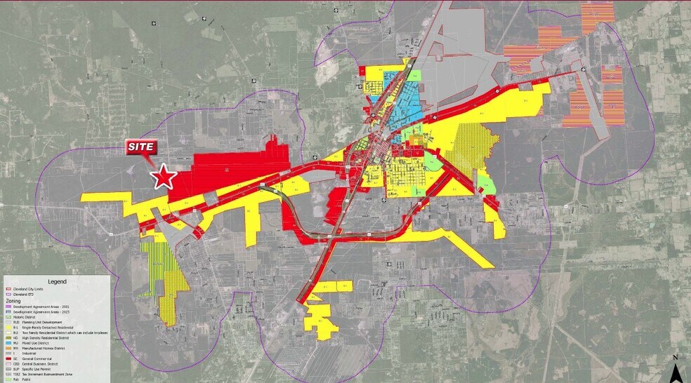 More Photos Of 811 N Fostoria Rd, Cleveland Land For Lease