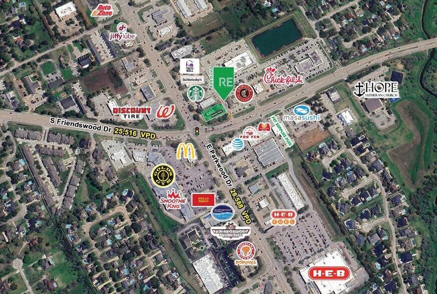 More Photos Of 101 E Parkwood Ave, Friendswood Fast Food For Sale