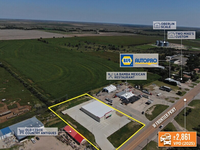 More Photos Of 213 W Frontier Pky, Oberlin General Retail For Sale