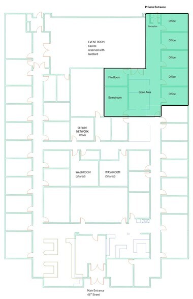 More Photos Of 4512 46 St, Olds Office For Lease