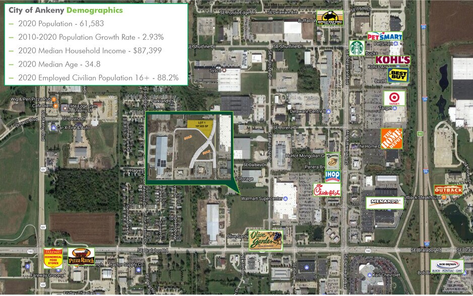 More Photos Of 2502 & 2602 SE Hulsizer Road, Ankeny Land For Sale