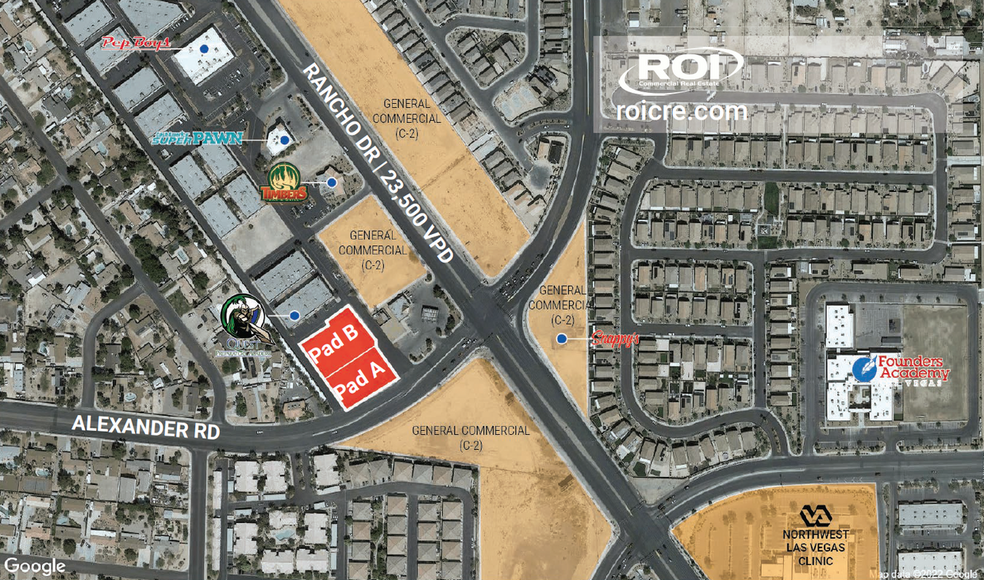 Primary Photo Of W Alexander Rd @ N Rancho Dr, Las Vegas Land For Sale