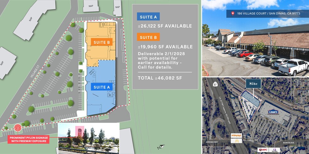 More Photos Of 186 Village Ct, San Dimas Storefront For Sale