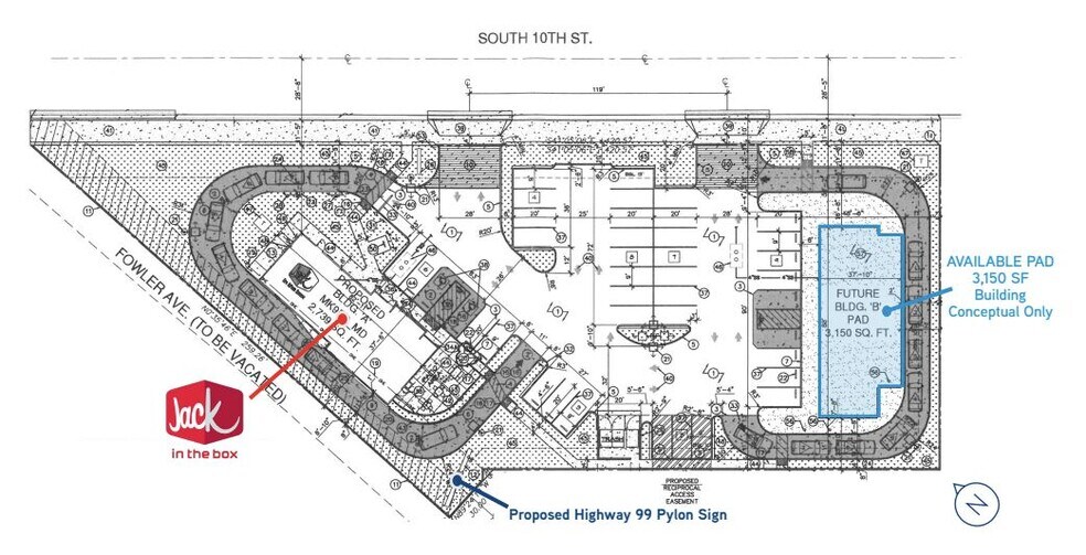 More Photos Of 210 10th St, Fowler Land For Lease
