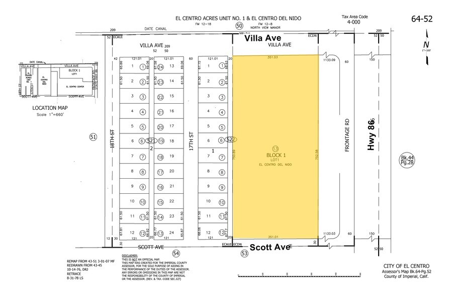 More Photos Of 1619-1693 Villa Ave, El Centro Apartments For Sale