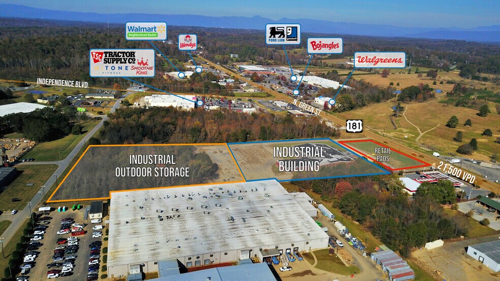 More Photos Of 833 N Green St, Morganton Industrial For Lease