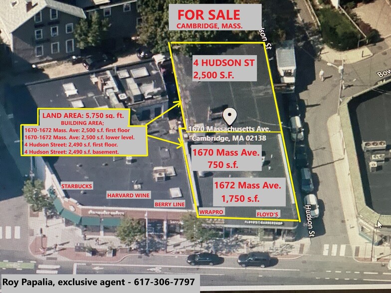 More Photos Of 1670 Massachusetts Ave, Cambridge Storefront For Sale