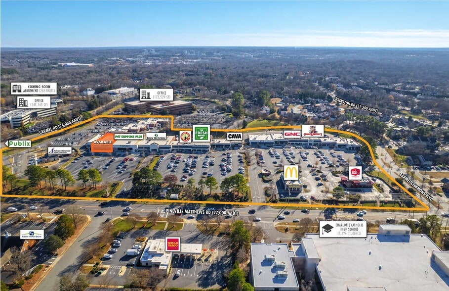 Primary Photo Of 7601-7715 Pineville Matthews Rd, Charlotte General Retail For Lease