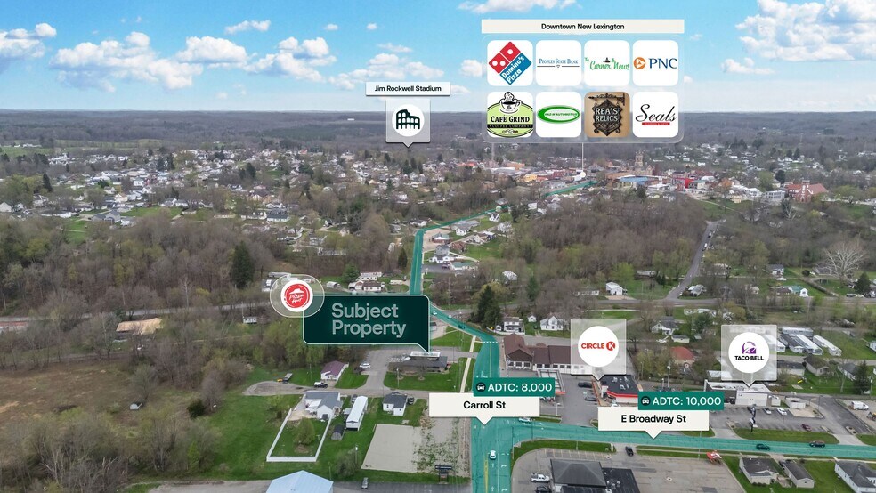 More Photos Of 512 Carroll St, New Lexington Restaurant For Sale