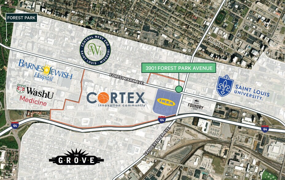 Primary Photo Of 3901 Forest Park Ave, Saint Louis Land For Sale