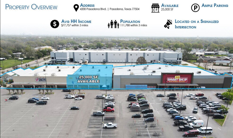 More Photos Of 4200 Pasadena Blvd, Pasadena Storefront For Lease