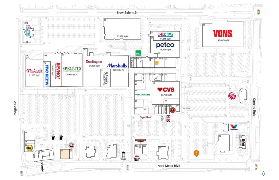 More Photos Of 8220-8230 Mira Mesa Blvd, San Diego General Retail For Lease