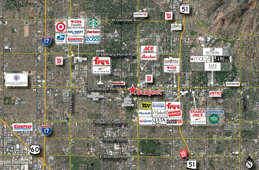 More Photos Of 505-515 E Camelback Rd, Phoenix Storefront For Lease