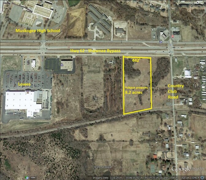Primary Photo Of 3401 E Shawnee Byp, Muskogee Land For Sale