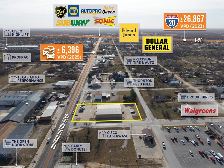 More Photos Of 1106 Conrad Hilton Blvd, Cisco Freestanding For Sale