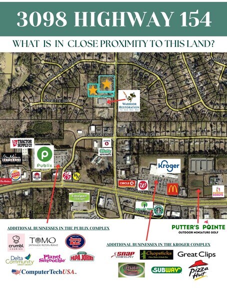 More Photos Of 3098 Highway 154, Newnan Land For Sale