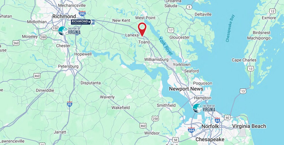 More Photos Of 7734 Cokes Ln, Toano Land For Lease