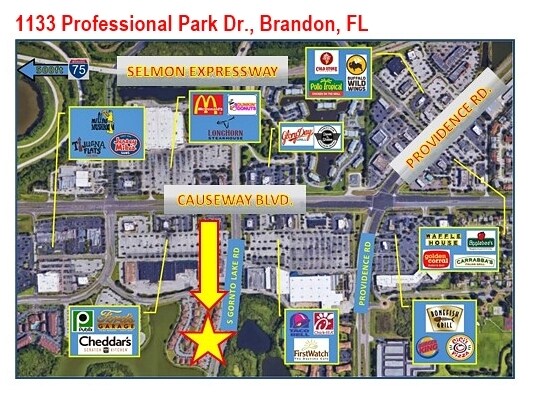 More Photos Of 1133-1135 Professional Park Dr, Brandon Medical For Lease