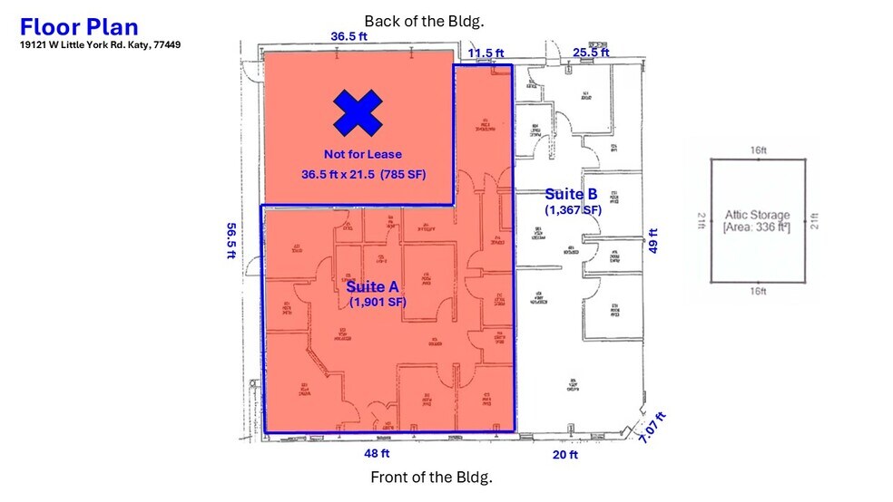 More Photos Of 19121 W Little York, Katy Medical For Lease