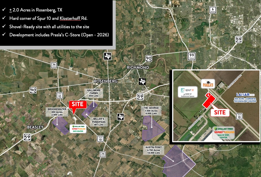 More Photos Of 4002 Klosterhoff Rd, Rosenberg Land For Sale