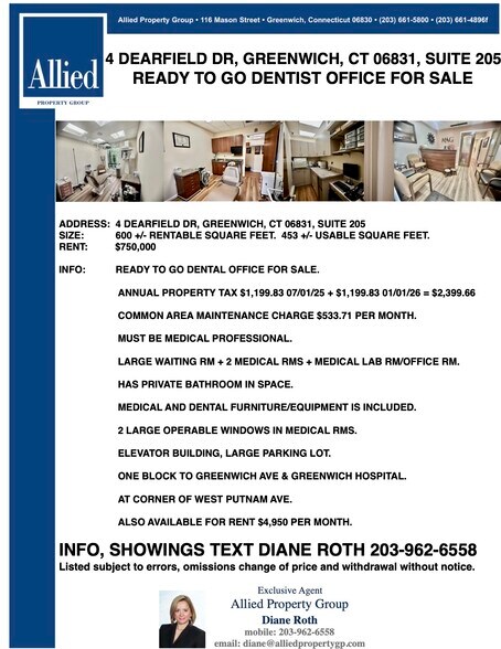 More Photos Of 4 Dearfield Dr, Greenwich Medical For Lease