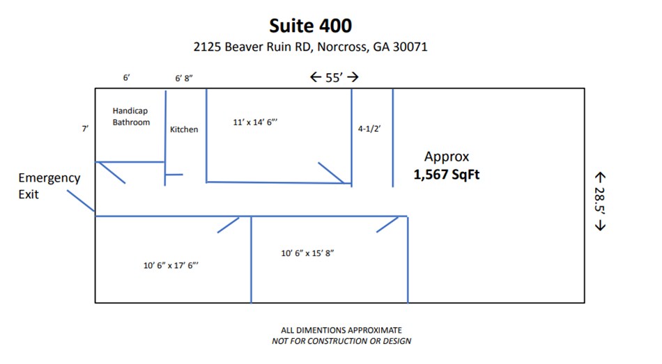 More Photos Of 2125 Beaver Ruin Rd, Norcross Freestanding For Lease