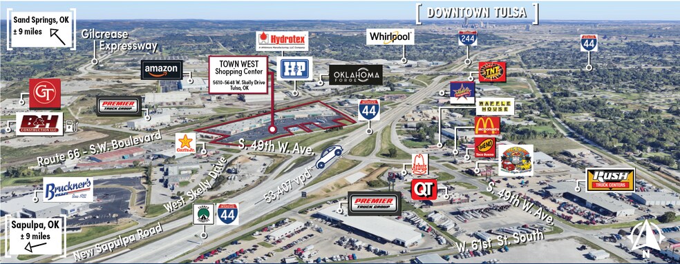 More Photos Of 5610-5648 W Skelly Dr, Tulsa Unknown For Lease