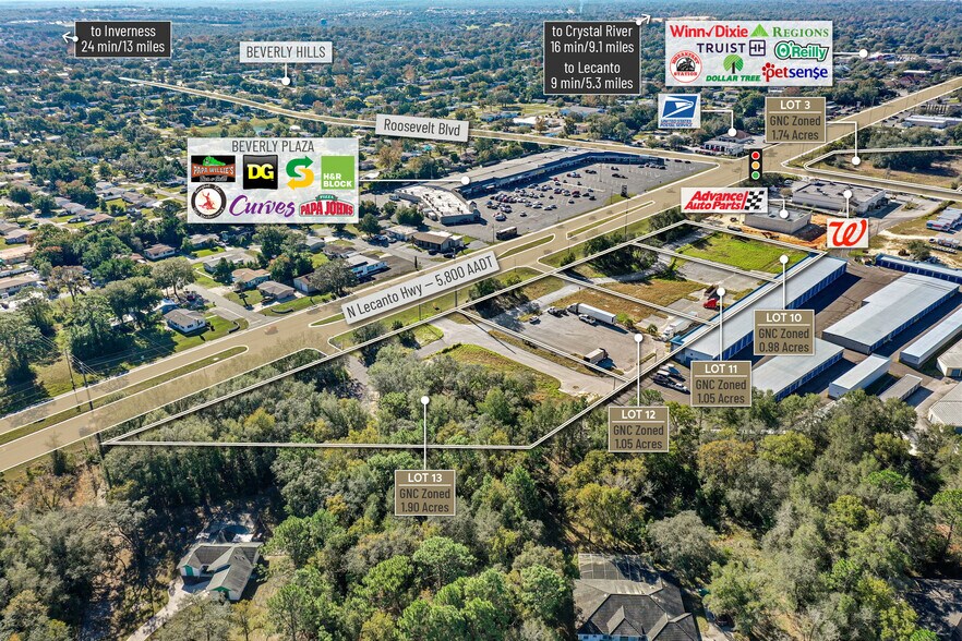 More Photos Of 4154 N Lecanto Highway, Beverly Hills Land For Sale