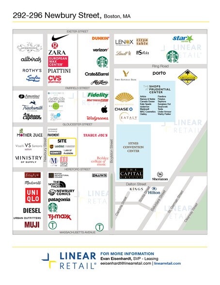 More Photos Of 292 Newbury St, Boston Storefront Retail Office For Lease