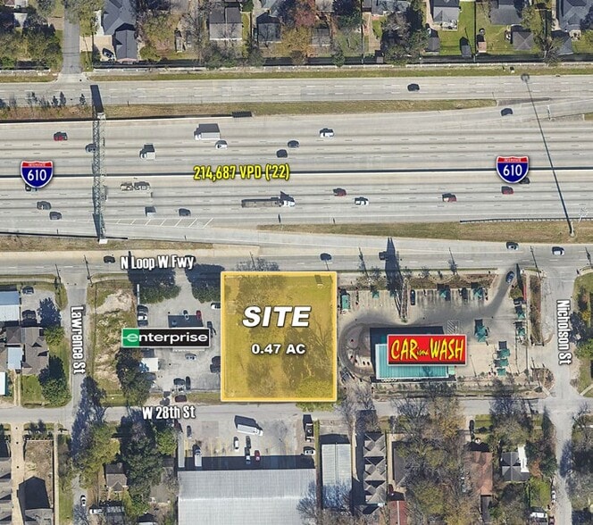 Primary Photo Of W 28th And I-610, Houston Land For Sale