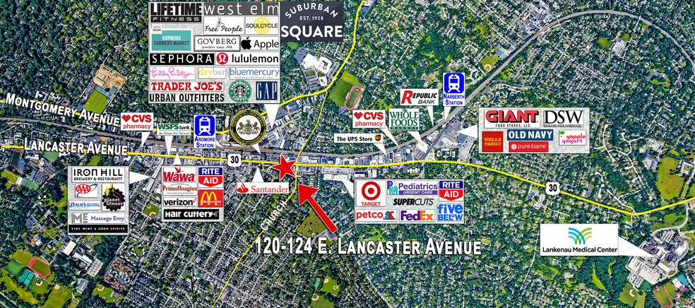 More Photos Of 120-124 E Lancaster Ave, Ardmore Office For Lease