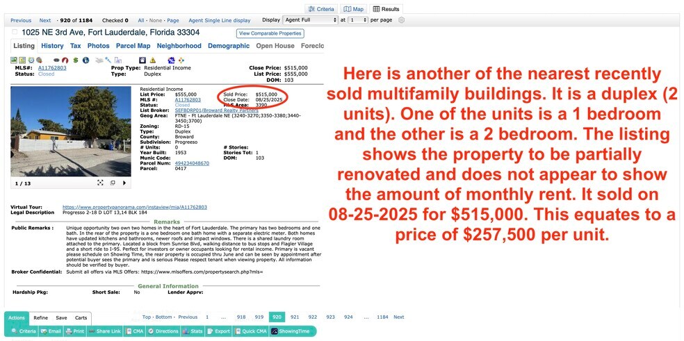 More Photos Of 1219 NE 5th Ter, Fort Lauderdale Land For Sale