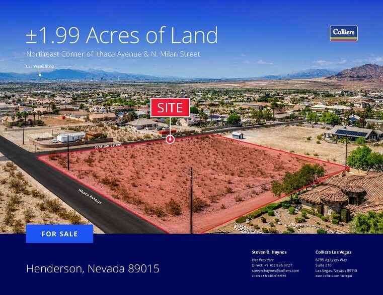 Primary Photo Of 0 Milan, Henderson Land For Sale