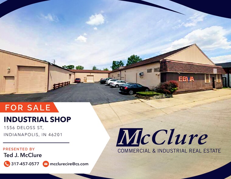 Primary Photo Of 1556 Deloss St, Indianapolis Industrial For Sale