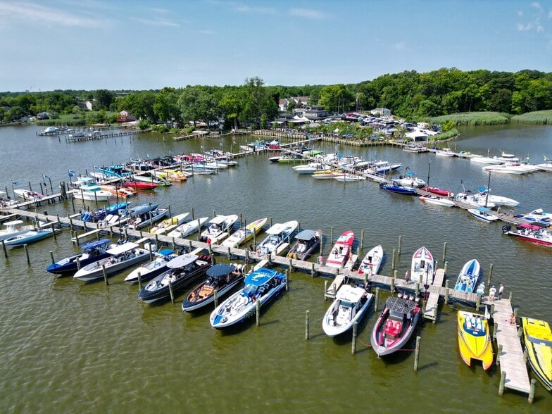 Primary Photo Of Largest Dock & Tiki Bar on the Chesapeake Bay, Baltimore Marina For Sale