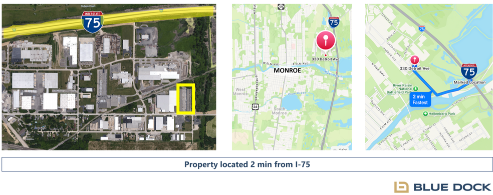 More Photos Of 300 Detroit Ave, Monroe Warehouse For Lease