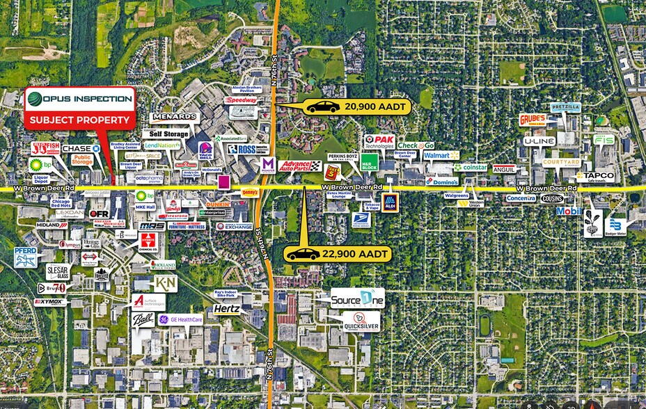 More Photos Of 8718 W Brown Deer Rd, Milwaukee Service Station For Sale