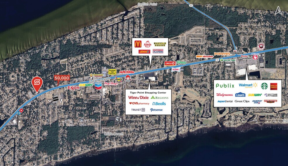 More Photos Of 2816 Gulf Breeze Pky, Gulf Breeze Storefront Retail Office For Lease