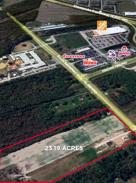 More Photos Of 1737 Battlefield Blvd S, Chesapeake Land For Sale